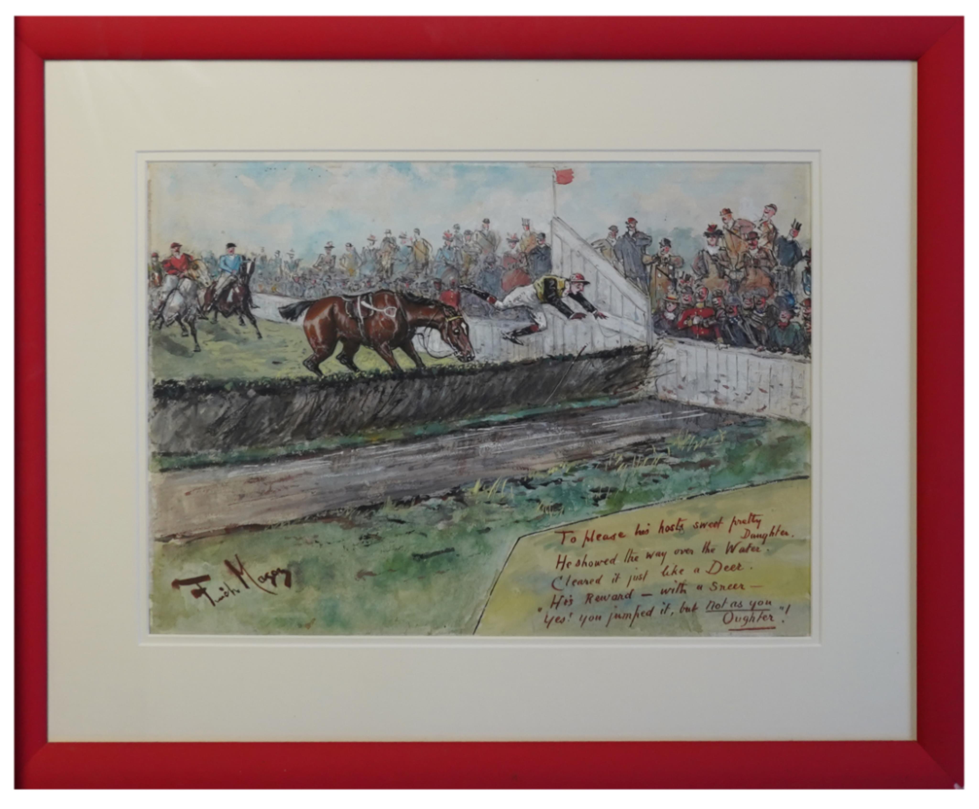 George Finch Mason, (1850-1915), A pair of horse racing scenes